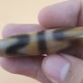 Vintage Himalayan Tibetan Zigzag Pattern Agate Bead Amulet Image 9