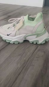 white green trainers