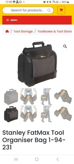 stanley tool bag