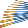 NEW SALE |  Artist Nylon Paint Brushes Set for Body, Face, Watercolor, Acrylic and Oil Painting Image 4
