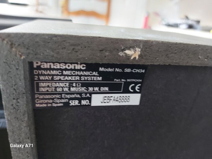 Retro Panasonic SA-CH34 MASH CD STEREO SYSTEM with Tuner & Tape Deck