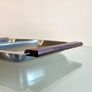 Mid Century Steel & Rosewood Serving Platter, Hong Kong, Vintage Danish Style Image 6