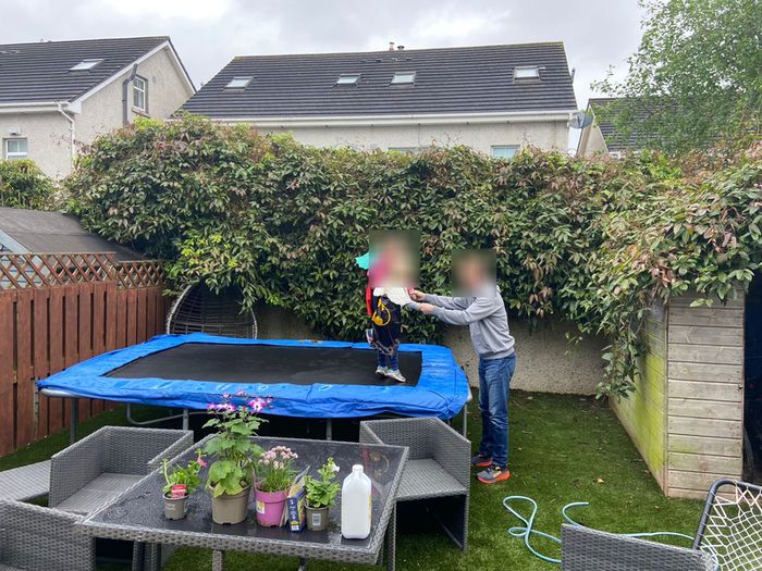 Large Trampoline & Net