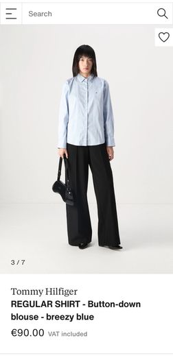 Tommy Hilfiger girls blue shirt Size S