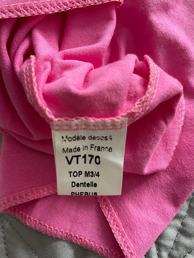 Vintage 1990's Feelgood Paris Top - Floral Pink with Cami  Size S