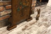 vintage fire screen