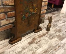 vintage fire screen