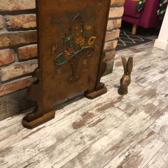 vintage fire screen