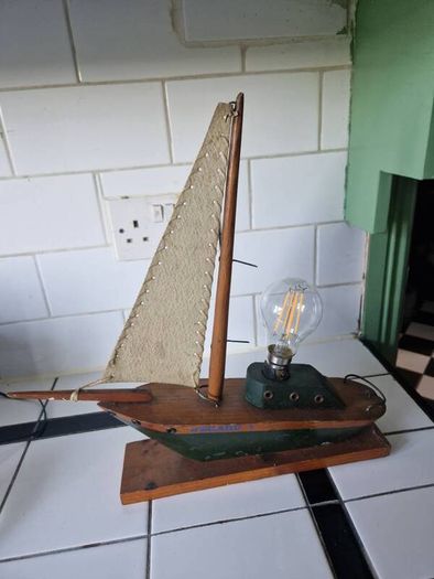 Asgard 1 Irish Mid Century period Vintage lamp model of  Asgard 1 wooden lamp