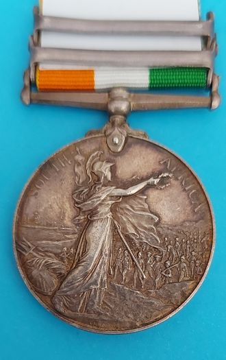 King's South Africa Medal With 2 bars