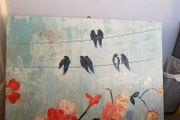 picture of birds canvas