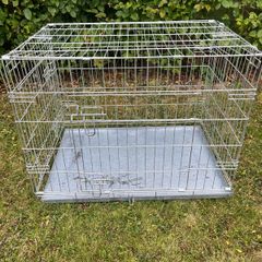 dog crate medium double door 63x55x61cm
