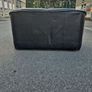 Black 2 Seater Leather Sofa Image 6