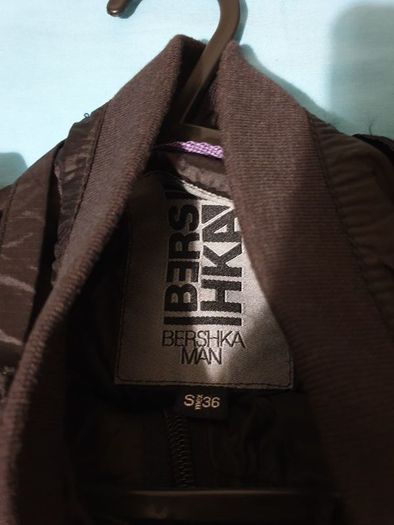 bershka black small medium jacket