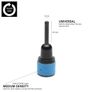Glass Polish 12005 - 25mm ( 1") Spindle Pad - Blue Foam Medium Image 3