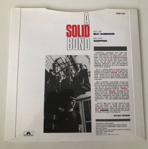 The Jam - Beat Surrender (1982) 7" UK