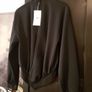 Zara Black open back Blouse, S Image 6