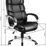 Executive Office Chair With Double Padding 360 Degree Swivel Image 3