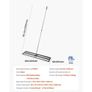 Lawn Leveler with 83.9 in Adjustable Handle, 48x10 in Ground Plate, Heavy Duty & Rust-Resistant Metal Soil Leveler Image 2