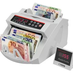 Money Bill Counter 1000 PCS/min 80W Currency Cash Counting Machine UV MG Counterfeit Detection with LED Display (FREE POSTAGE)