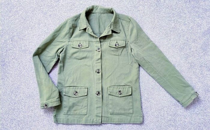 Army Style Cargo Summer Khaki Jacket