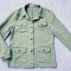 Army Style Cargo Summer Khaki Jacket