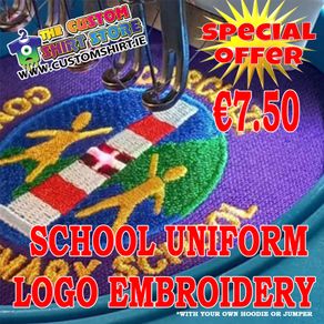 School Uniform logo Embroidery/ Stitching