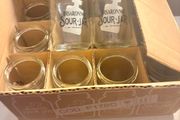 12 Disaronno cocktail jars