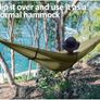 NEW SALE | Travel Bug Net Camping Hammock | 300kg Load Capacity,| 2 x Premium Carabiners,4 x Nylon Slings Included | For Outdoor Indoor Garden Image 4
