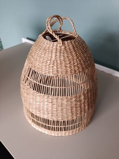 Basket weave lampshade