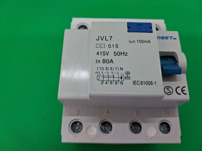 Postage - 4 x Circuit Breakers 80A 100mA 4P 230v -415v