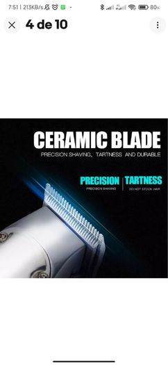 Ceramic hair clipper