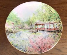 Royal Doulton Garden of Tranquility Decorative picture plate