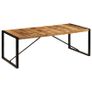 Dining Table 220x100x75 cm Solid Mango Wood Image 9