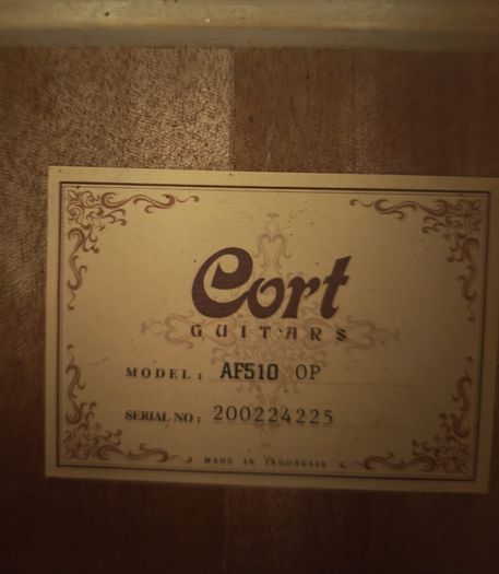 Acoustic Guitar Cort AF510 OP