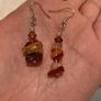 Handmade Carnelian Crystal Earrings Image 3