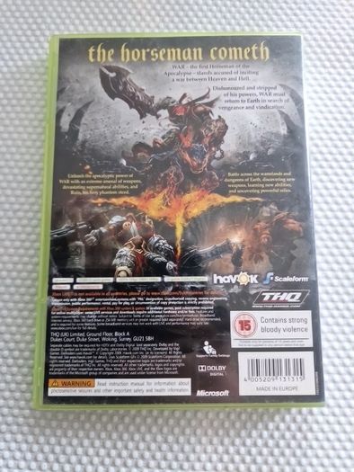 Darksiders Xbox360 Games Original