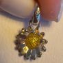 Links of London Daisy Charm, Sterling Silver, 18k Gold Vermeil Detail Image 6