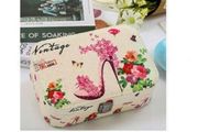 Jewellery Box Display Showcase Tidy Cosmetic Case with Mirror Storage Organizer #3