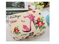main image for ad Jewellery Box Display Showcase Tidy Cosmetic Case with Mirror Storage Organizer #3