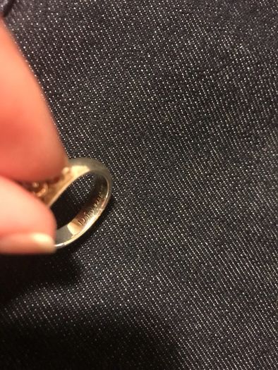 Daisy silver and gold ring