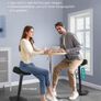 Office Standing stool tiltable  height-adjustable professional tiltable Image 2