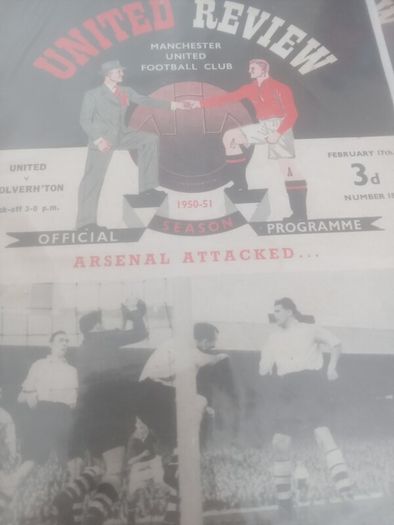 Rare Manchester United Programmes