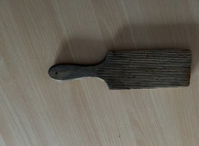 antique wooden butter patt