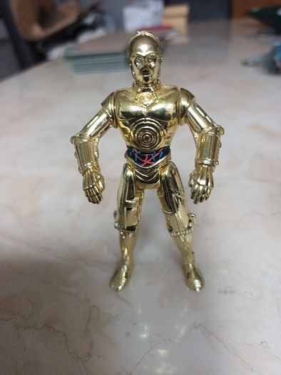 Vintage  Star Wars  C-3PO Gold Robot 90s Figure.