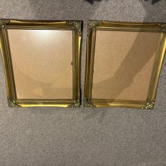 Gold picture frame
