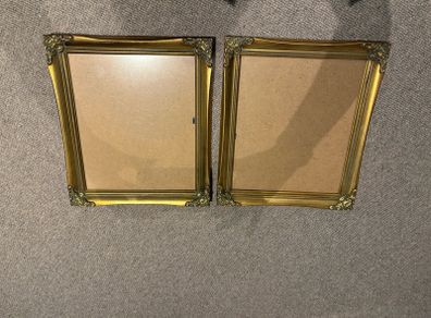Gold picture frame