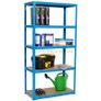 Value Shelving 1780h x 900w x 450d 5 Level 175kg UDL Blue Image 9