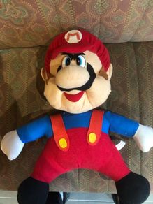 Retro Mario plush toy