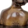 Miguel Lopez (1955) Bust Of A Lady - Bronze, Marble (Signed) Image 8